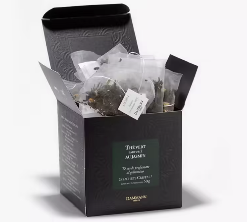 Dammann Frères Jasmine green tea - 25 Cristal® sachets